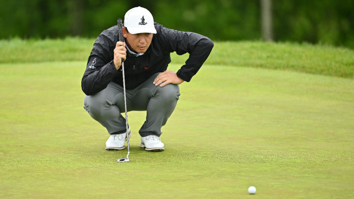 Golfer Rico Hoey